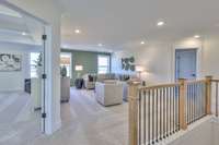 This photo is a sample of the Colburn floorplan.  Options and exterior will vary depending on customer selections and preferences.