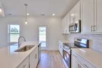 This photo is a sample of the Stanford floorplan.  Options and exterior will vary depending on customer selections and preferences.