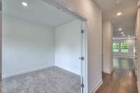 This photo is a sample of the Sutherland floorplan.  Options and exterior will vary depending on customer selections and preferences.