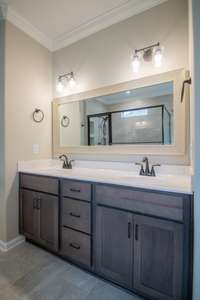 EXAMPLE>>>Large Double Vanity with Lots of Cabinet Storage!