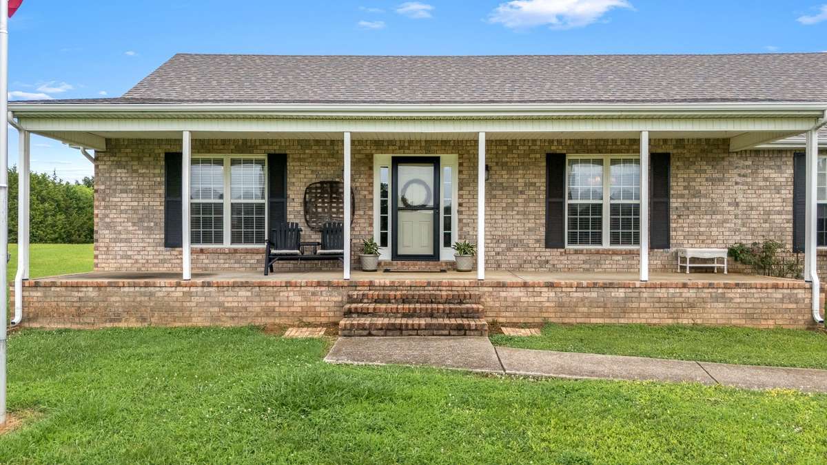 All brick home.