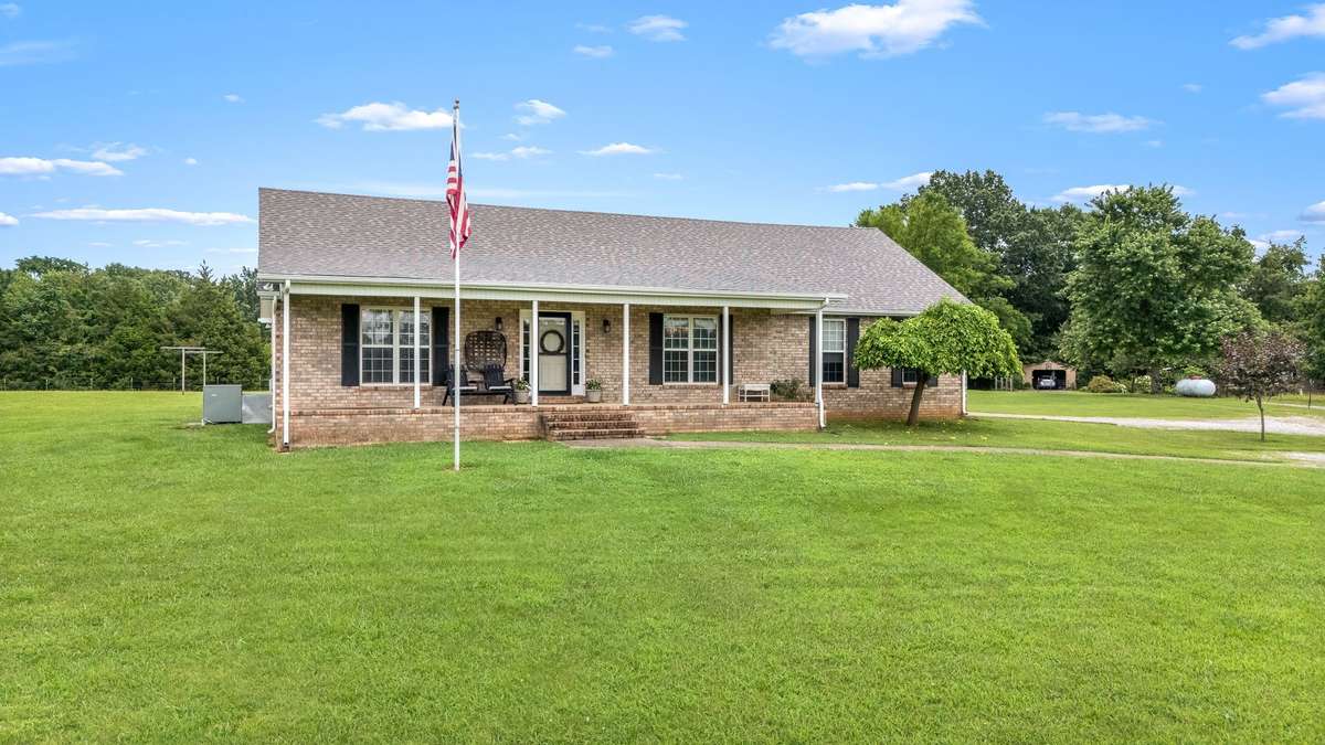 Front view of house.