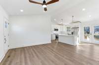 Wide-plank luxury vinyl flooring throughout!