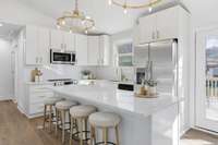 Virtually staged to show room potential!