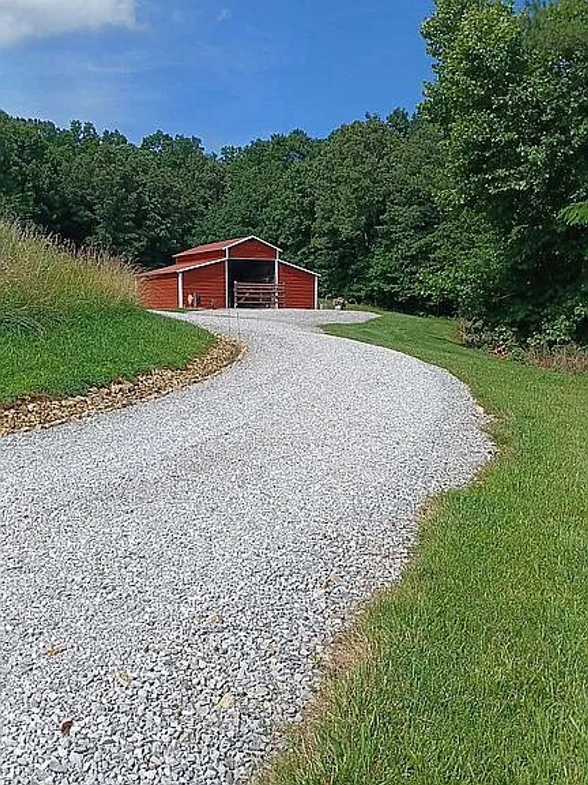 Follow the gravel drive to your very own country compound.
