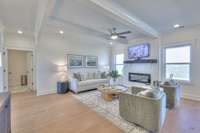 Photos shown are of the Colburn floorplan model home; the actual home may include different options and upgrades.