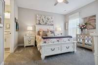 Primary bedroom on the main floor