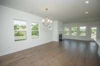 Photos displayed are of a model home. Actual options, finishes, colors, and selections may differ in the home being offered for sale.