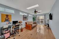 3rd bedroom currently used as office/den; the skylights provide so much natural light you'll want to stay in this room forever!
