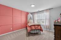 Bedroom 4 - look at that wall detail!!