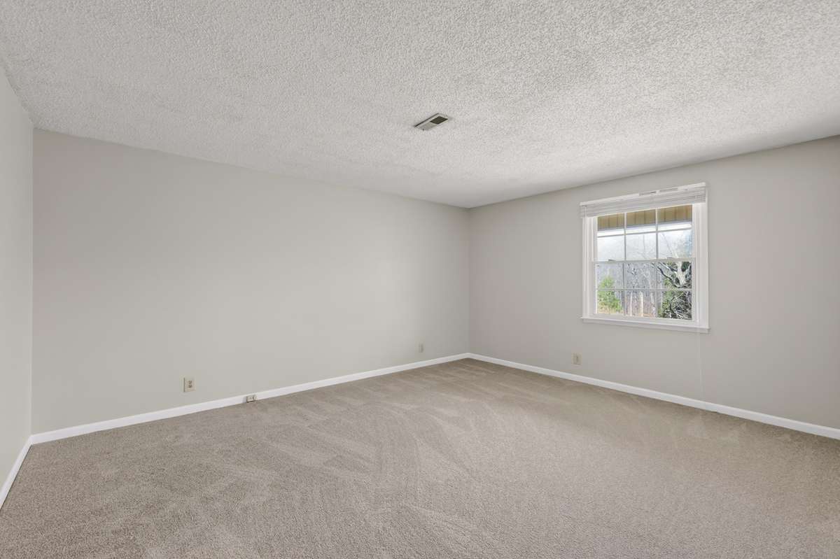 This bedroom #2 could be used for an upstairs master suite if the children are small