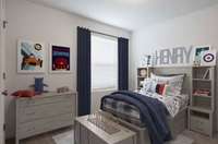 Photo of a furnished model.