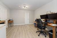 HUGE Office with exterior doors and Massive WALK IN closet!