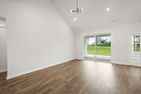 Photos of a completed "Shannon" built in another community.
Actual home will have different design selections.