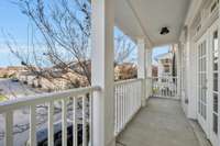 Gracious Covered Balcony off Living Space