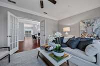 Living Space, Dining & Kitchen flow together ~