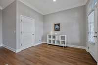 Room for a second desk & cabinets or whatever your business requires ~