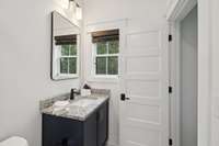 Full bath in upstairs second en-suite.