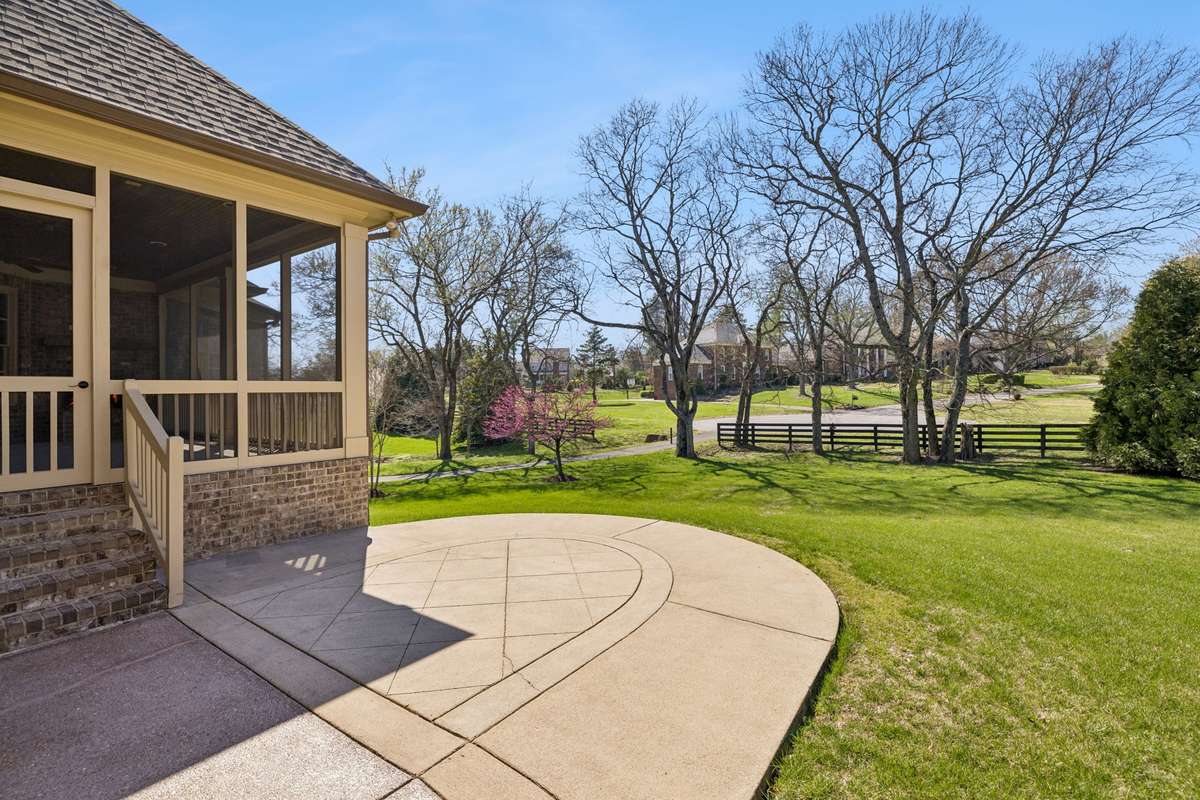 Patio area gives you space to grill and entertain.