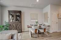 Photos are of our model home.  Some decorator items are not included.