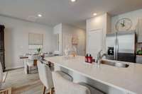 Photos are of our model home.  Some decorator items are not included.