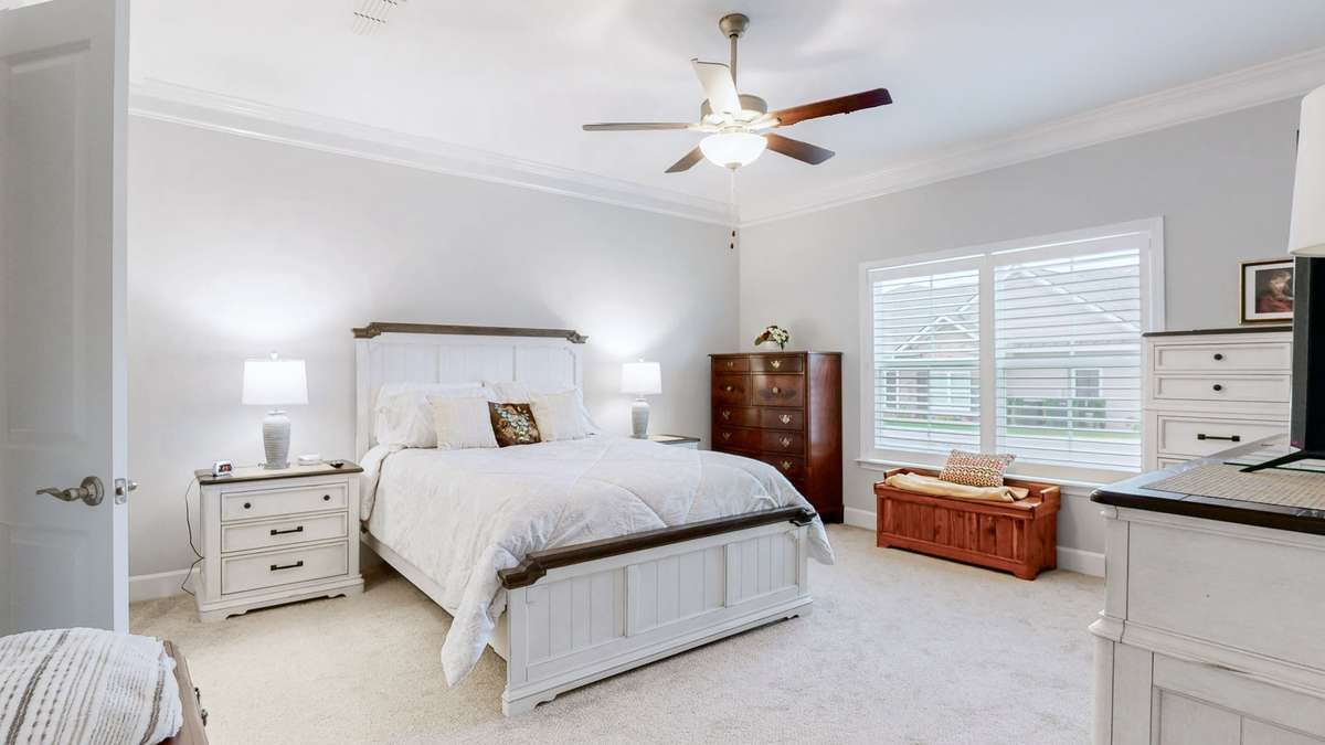 Primary bedroom.  It's your own private oasis!
