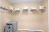 Very large walk-in closet.