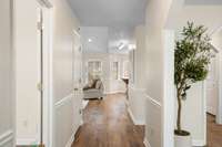 Entranceway. Gorgeous LVP flooring.