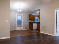 Living Room Into Dining Room & Kitchen