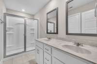 Sample pictures from a previous build showing the Moultrie Floor Plan.  Materials and colors are subject to change without notice.