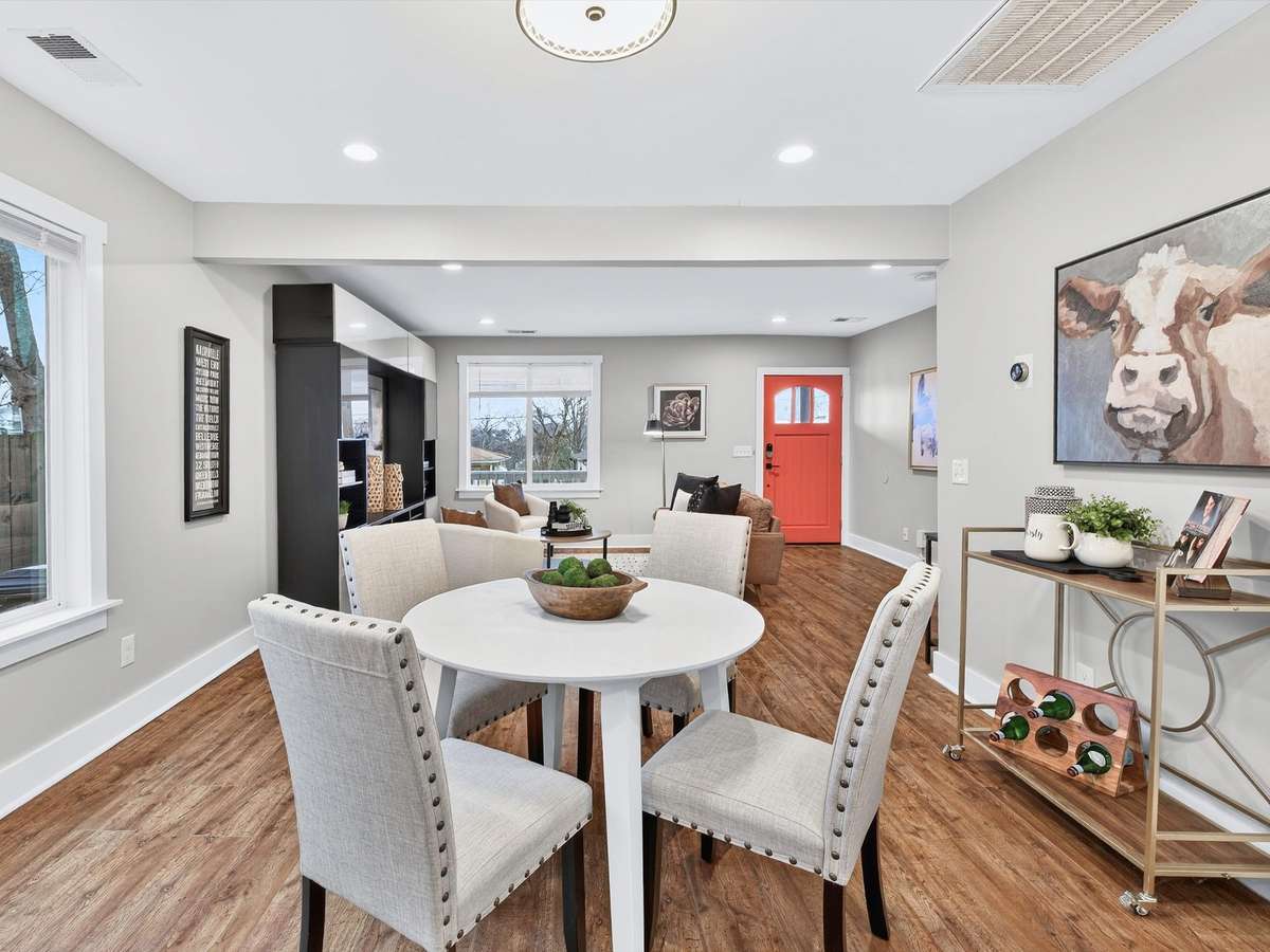 View from Dining area.
