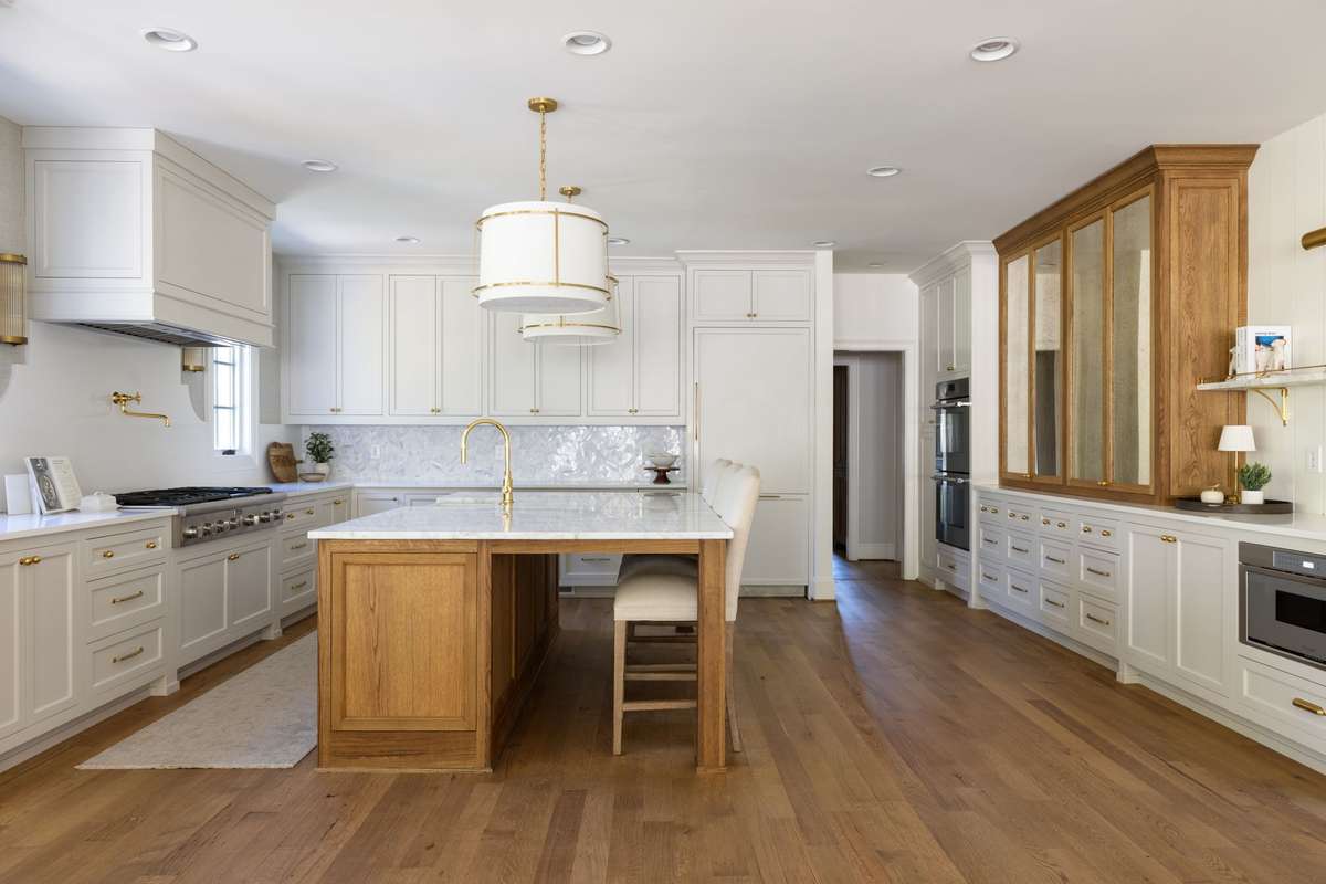 Reimagined kitchen with custom cabinetry
