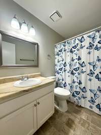 Full Bath in Hallway has Tub/Shower Combo