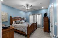 The Primary Suite on the Main Floor is Spacious and Inviting.