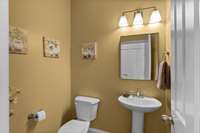 The Half-Bath which is Near the Laundry Room on Main Floor.