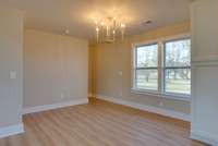 Beautiful outdoor view from the dining area