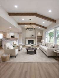 Virtually enhanced staging