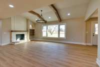 View from the dining area