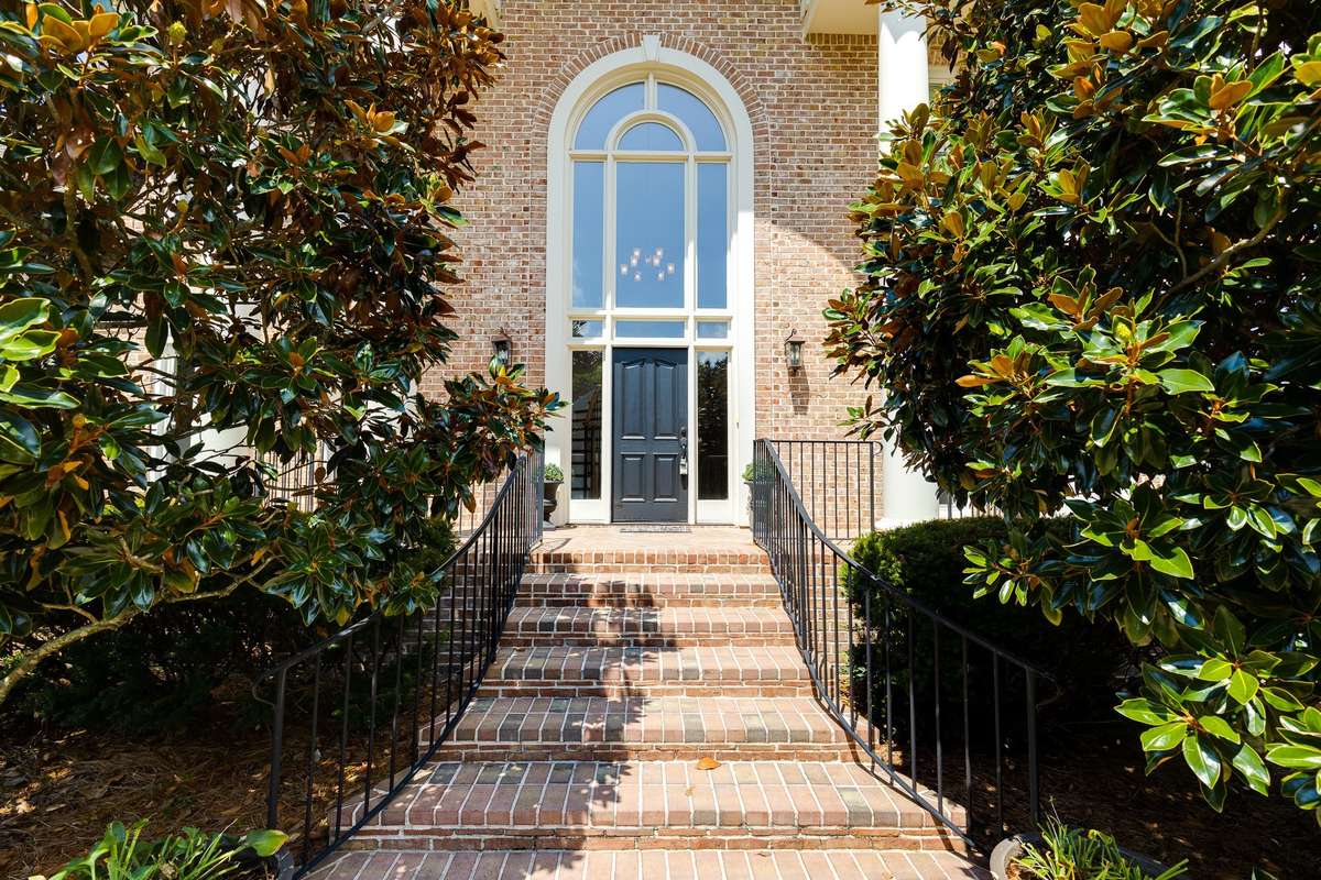 entrance to double foyer of the house