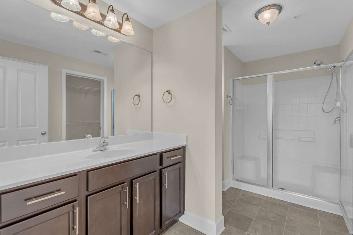 Primary bathroom.