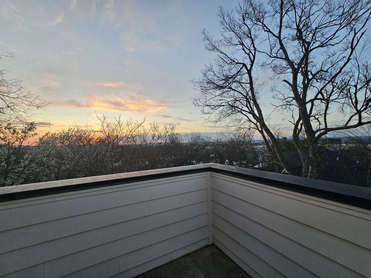 Sunset view from balcony/bonus room ❤️