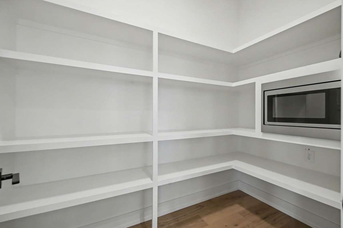 Spacious Kitchen Pantry/Microwave