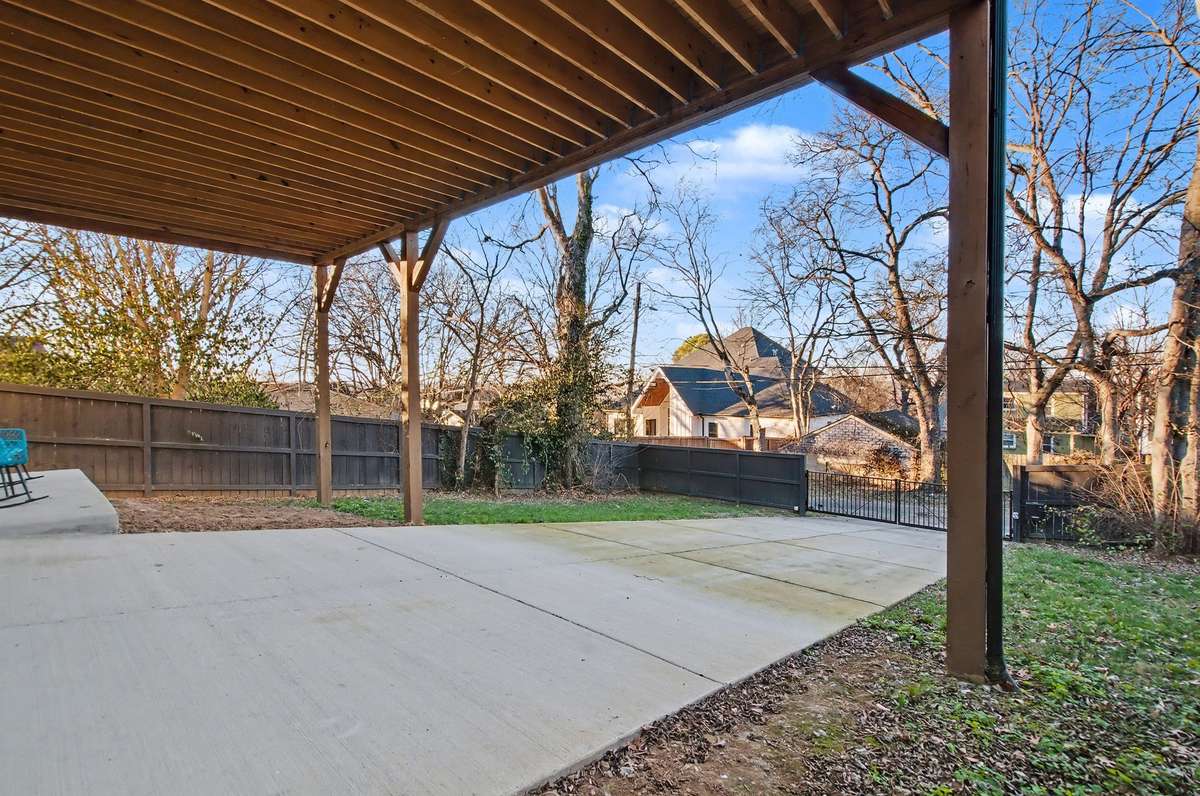 Backyard just waiting for your personal touch!