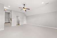 bonus room that could be a 5th bedroom with half bath and closet.