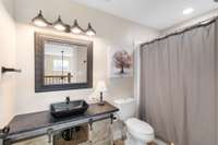 Upstairs hallway bath