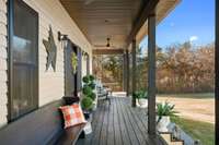 Relax on the cozy covered porch!