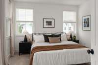 Photos are of a staged a model and not actual home. Design selections vary.