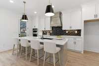 Virtually staged to show room potential.