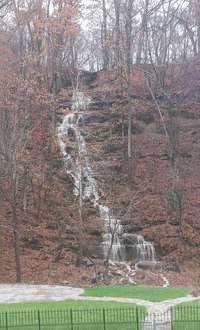 Picture of the Waterfall from the Rain & the Stone Patio! What are you Waiting For? Call a Realtor Today to View this Home!