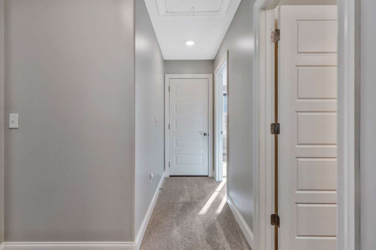 Hallway to Bedroom and Full Bath.